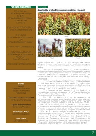 Malawi Seed Industry Development Project (MSIDP)- A Malawi Seed Alliance Newsletter