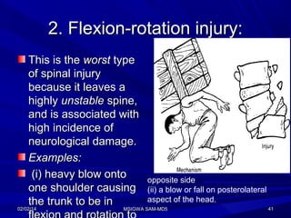 Msigwa spinal injuries | PPT