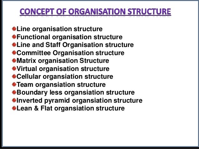 organisation structures ppt team structure ppt