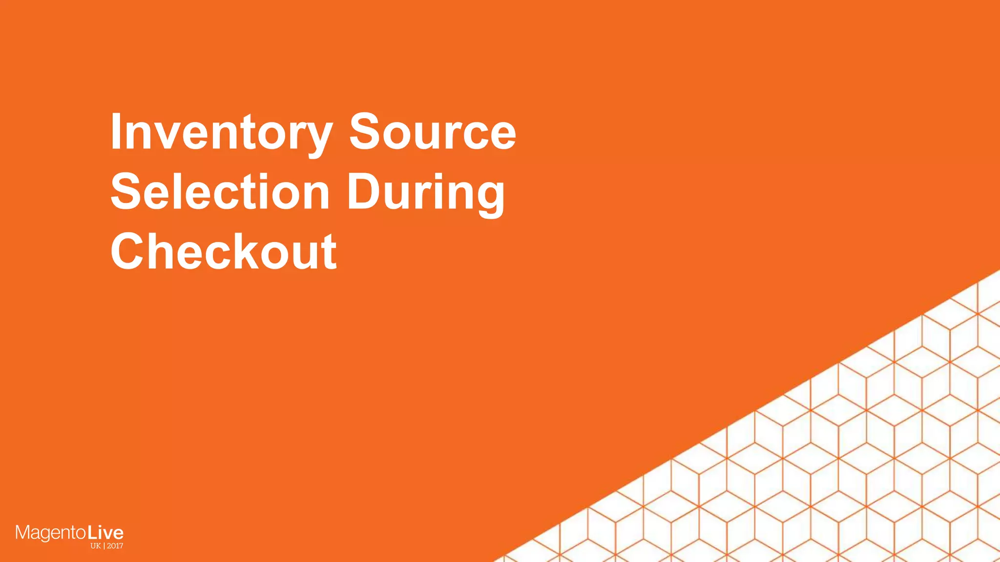 Inventory Source Selection During Checkout 