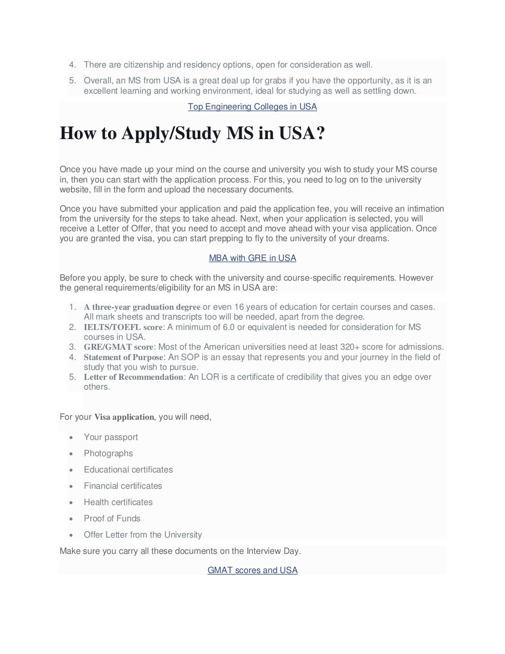Study MS In USA Top Universities For MS Courses In USA