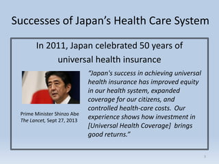 [Public Lecture Slides] Jennifer Friedman: Health care in Japan's aged ...