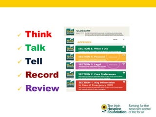 Think Ahead Form.pdf Planning for the future with a neurological disease | PPTX