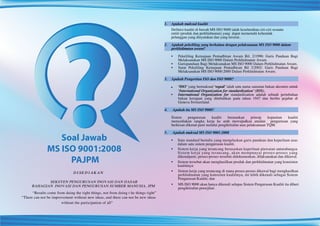 Soal Jawab MS ISO 9001:2008 JPM