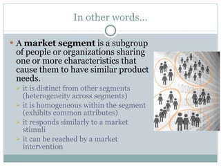 Segmentation Subgroups Marketing Strategy - Introduction | PPT