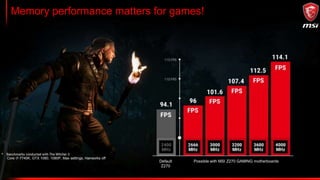 This is why we created DDR4 Boost!
Optimized traces and a fully isolated memory circuitry ensures perfect stability and
increased performance, so you never have to worry about your system crashing
during games.
 