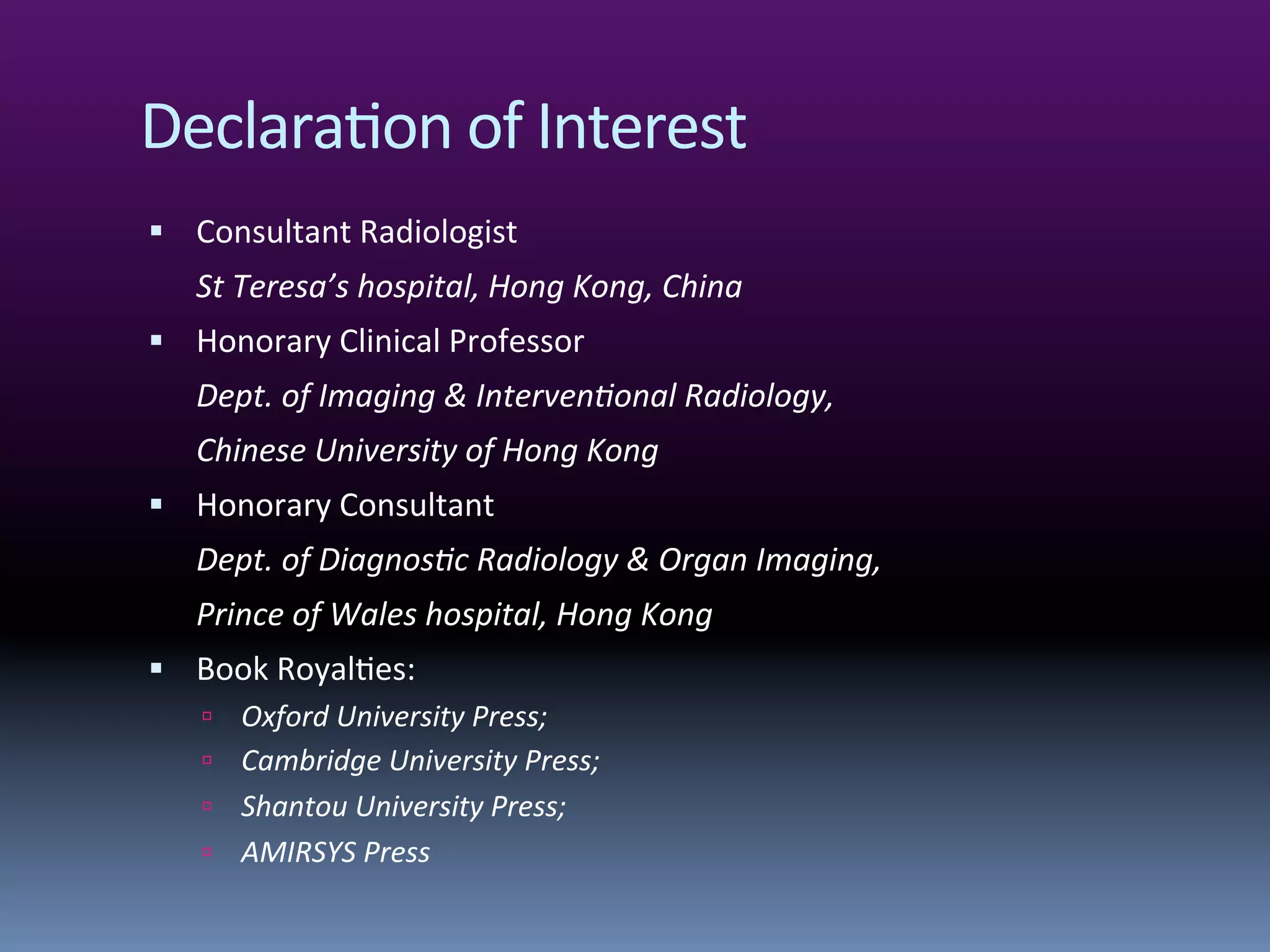 Msk imaging msk intv rad gantonio | PPT