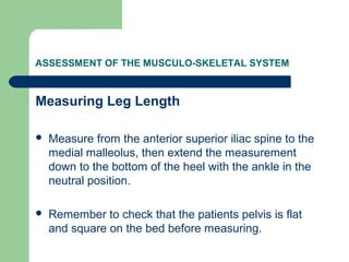 Msk assessment level 6 | PPT