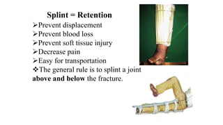 Transport Splint MSK INJURY Bsc,Nurse_121638.ppt for nurses | PPTX