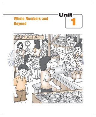 Unit
                       1
Whole Numbers and
Beyond




   kg
 