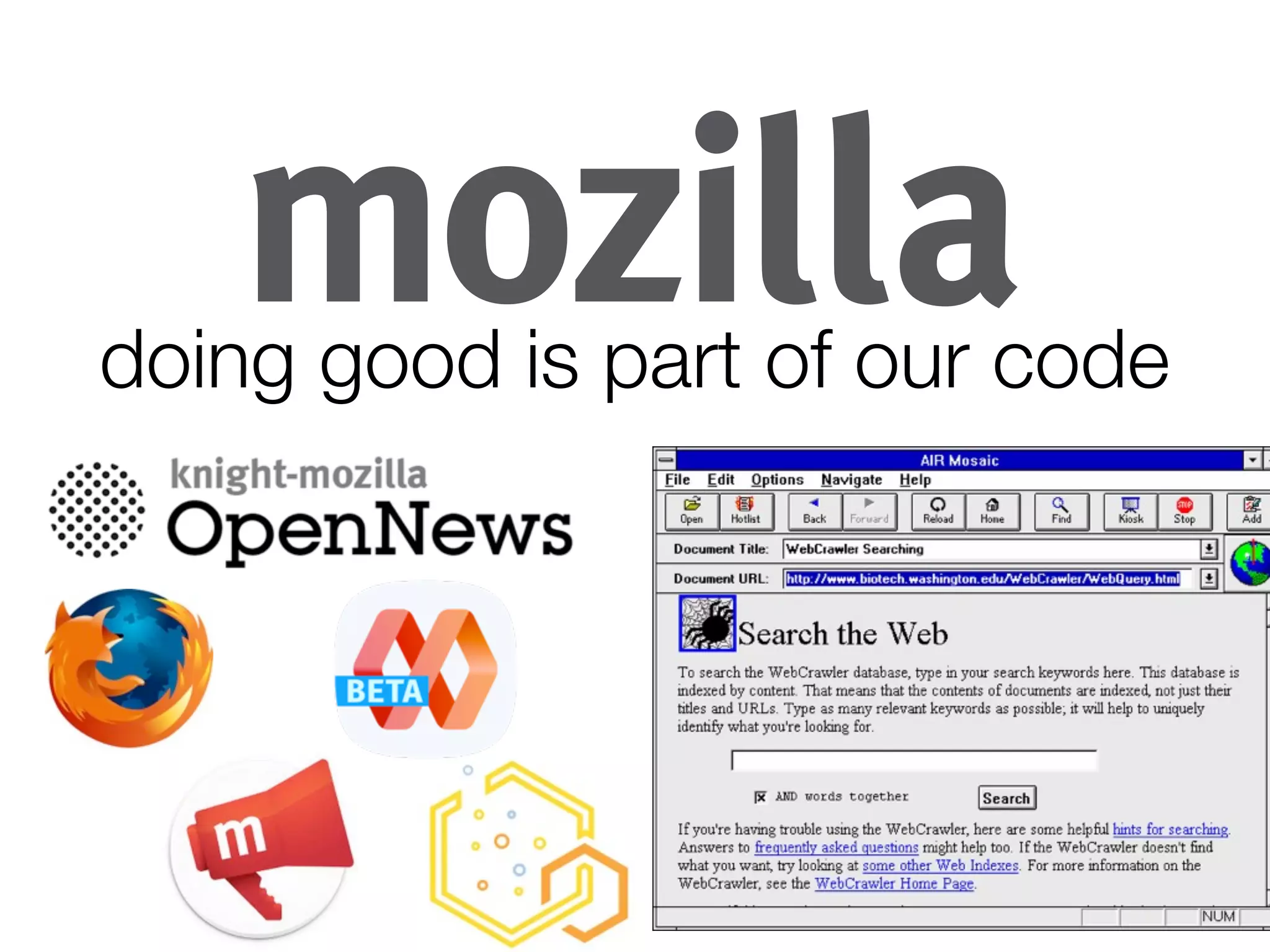 doing good is part of our code
 