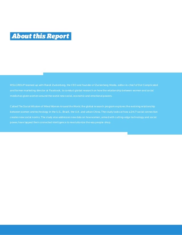 MSL Wired Women Brochure