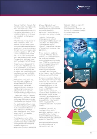 E-commerce in India: Evolution, Growth and Challenges 