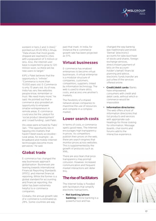 E-commerce in India: Evolution, Growth and Challenges 