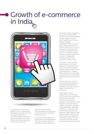 E-commerce in India: Evolution, Growth and Challenges 