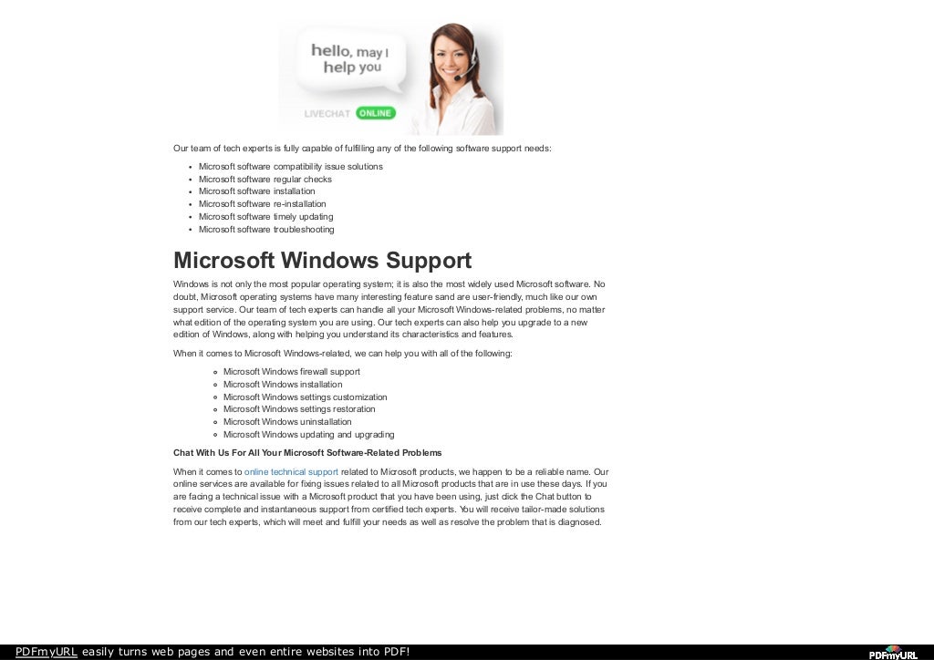 Microsoft Technical Support Guide