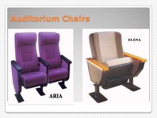 Auditorium Chairs
 