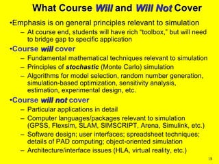 Simulation Software Vs General Simulation and monte carlo some general principles | PPT