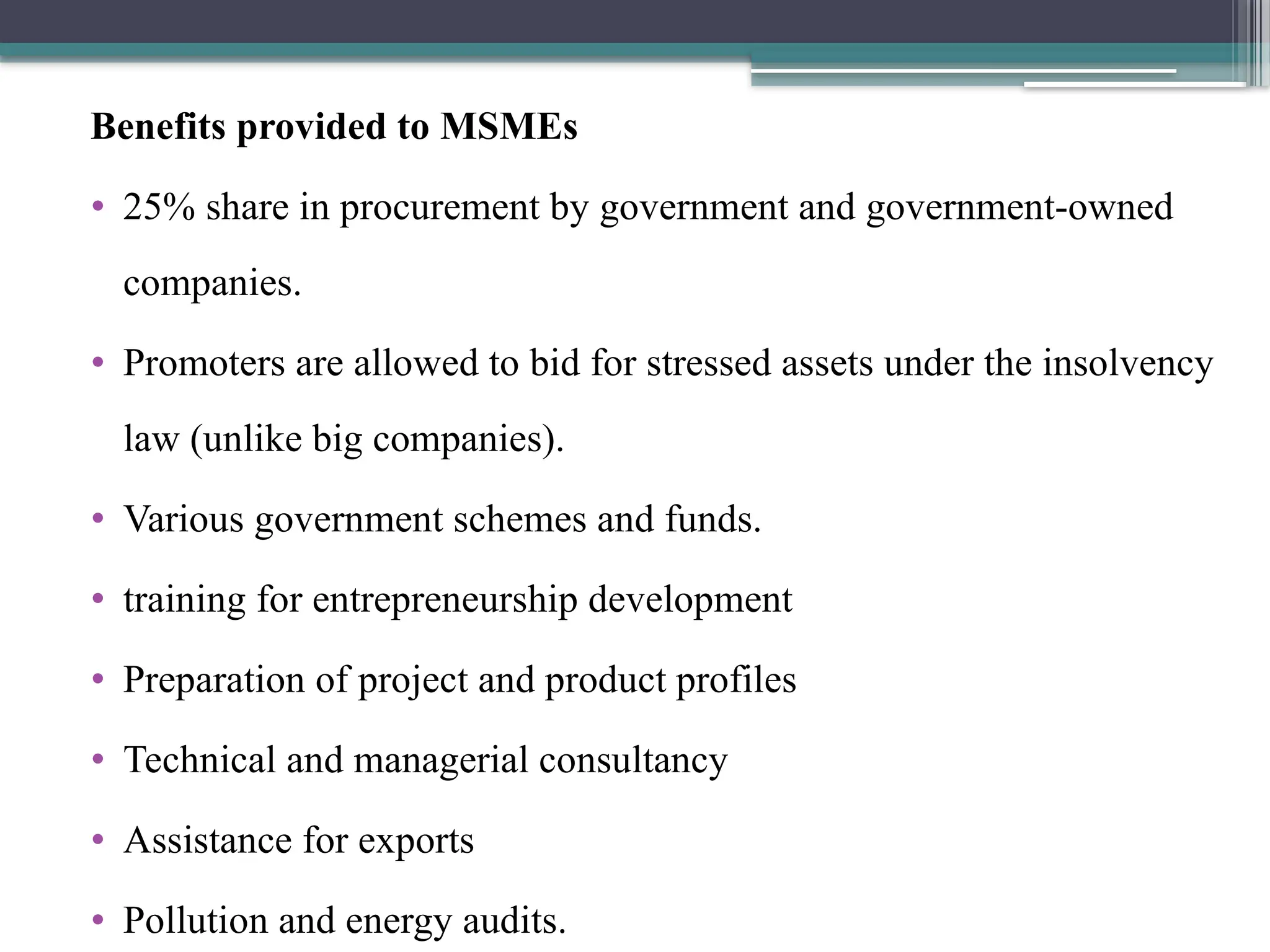 MSME.pptx. details on msme, introduction | PPT