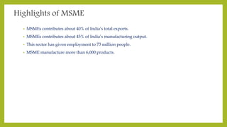 MSME - All you need to know about this sector