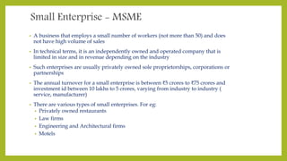 MSME - All you need to know about this sector