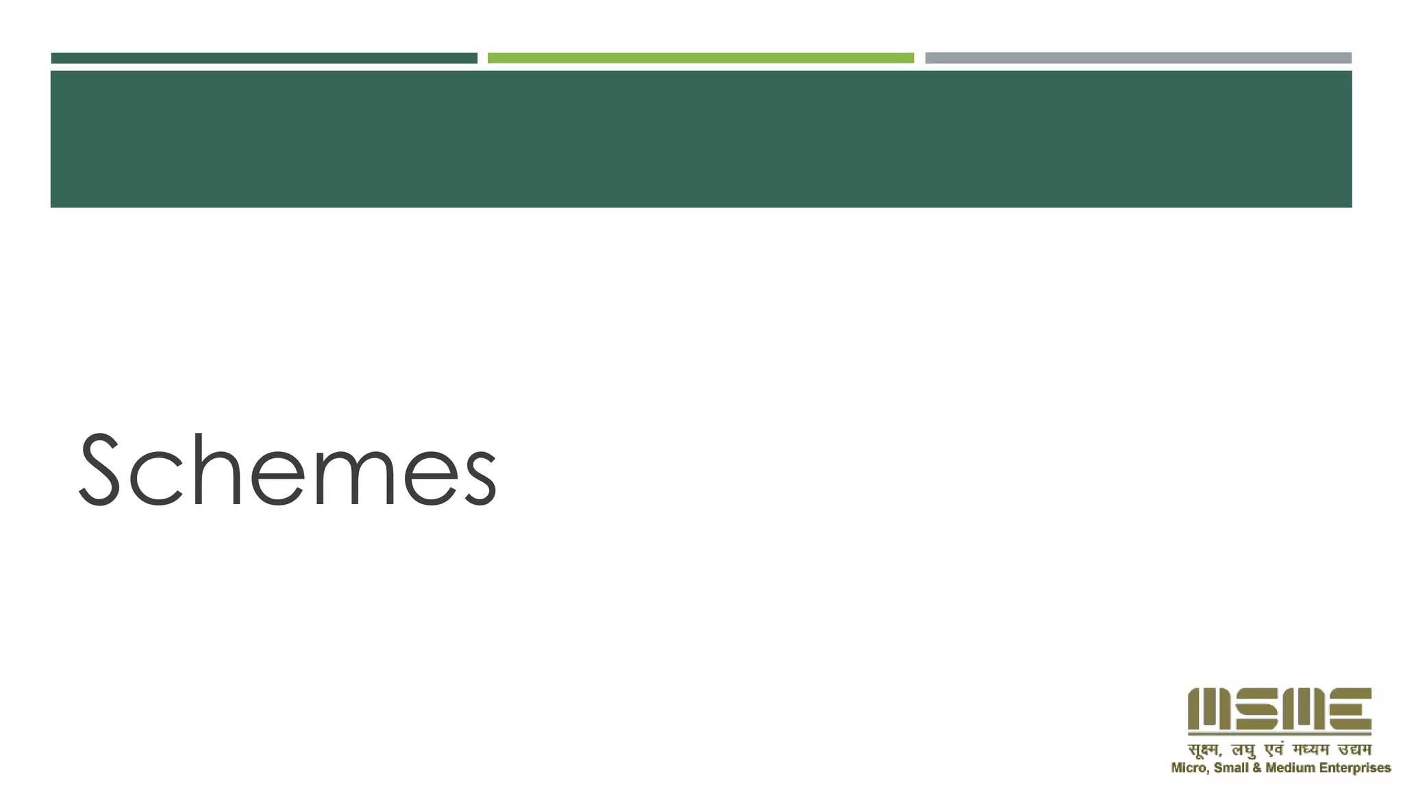 Schemes
 