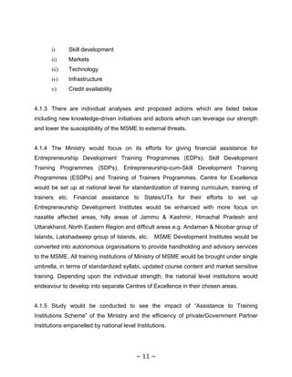 Smme Development Plan Example Msme strategic-action-plan | PDF