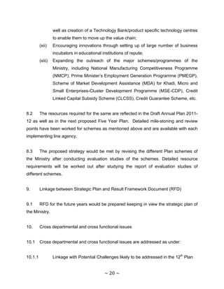 Smme Development Plan Example Msme strategic-action-plan | PDF