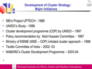 SMEs clustering strategies - India case study | PPT