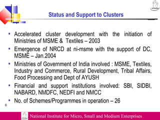 SMEs clustering strategies - India case study | PPT
