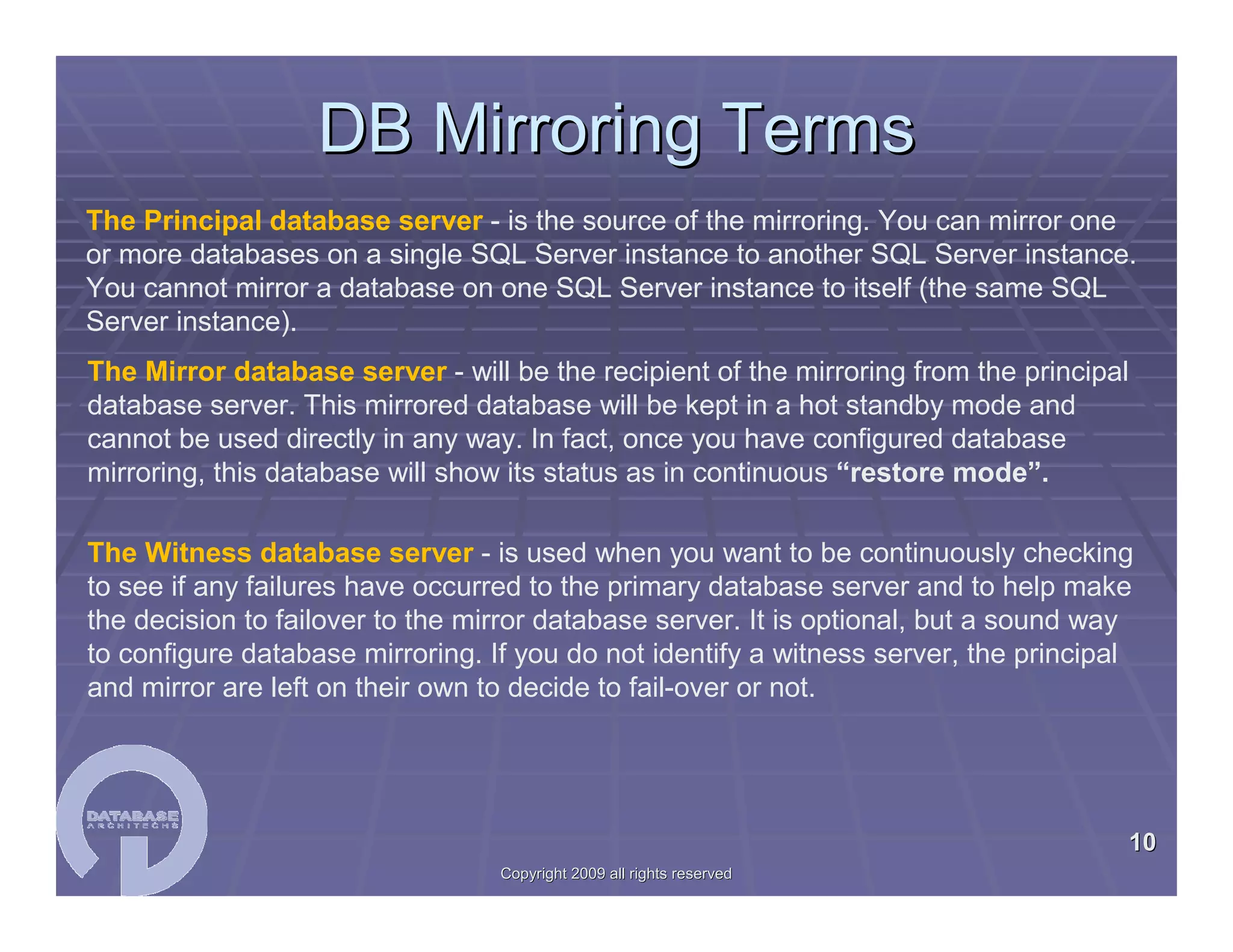 SQL Server 2008 Migration Workshop 04/29/2009
