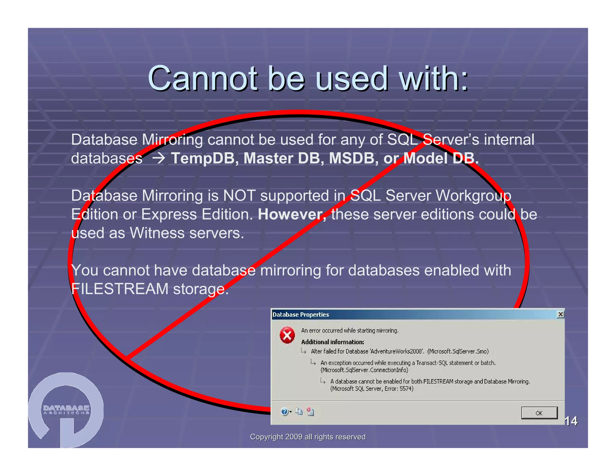 SQL Server 2008 Migration Workshop 04/29/2009