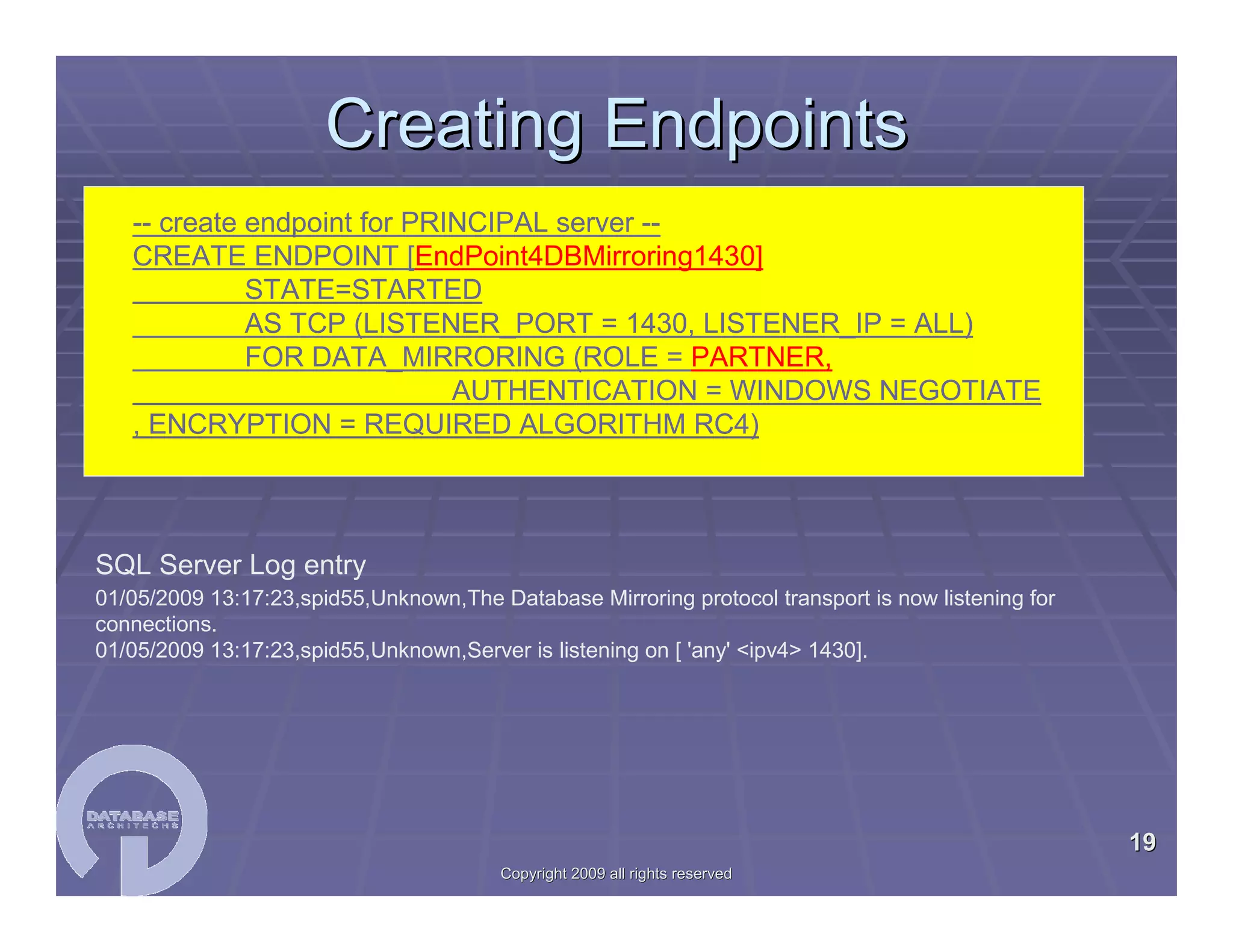 SQL Server 2008 Migration Workshop 04/29/2009