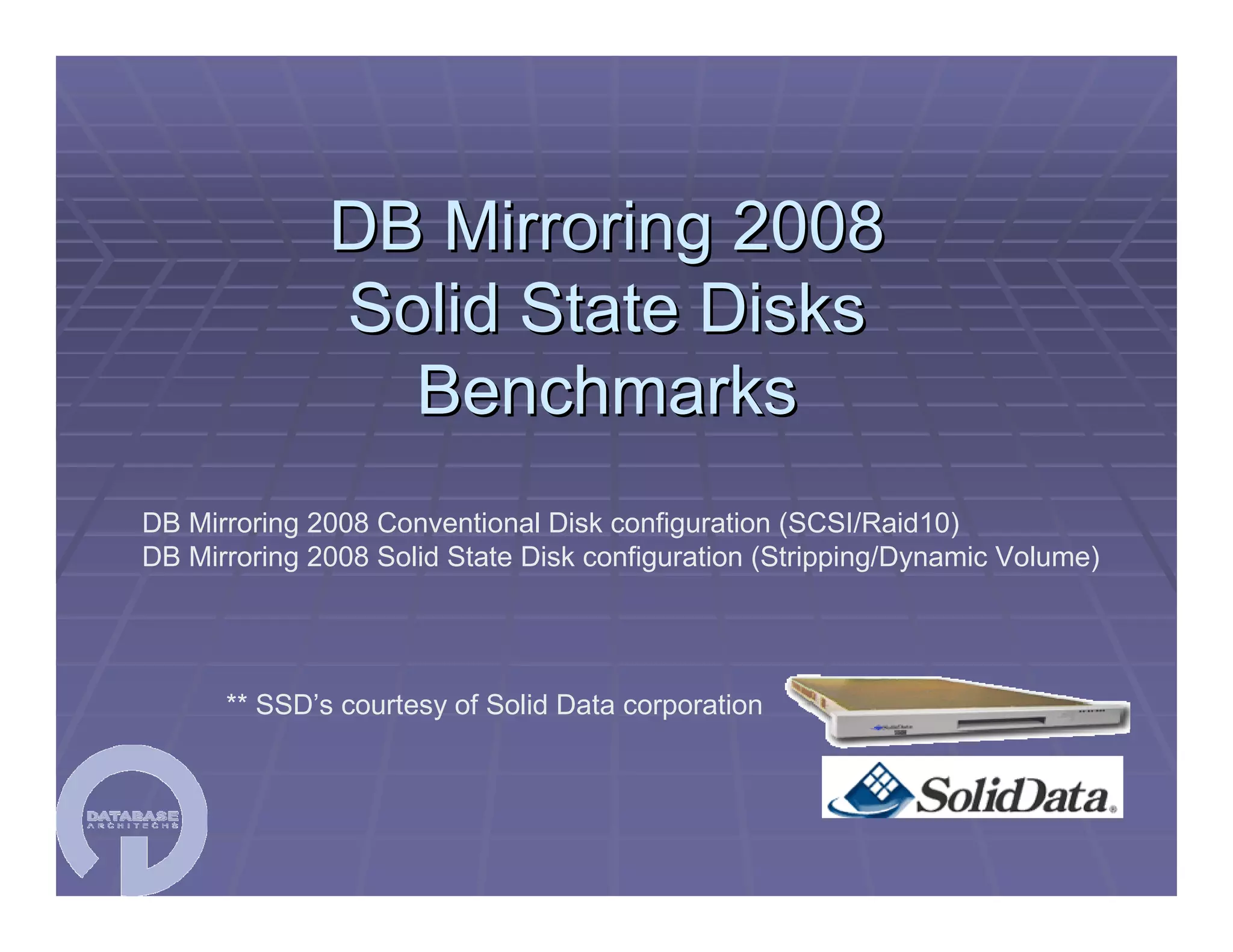 SQL Server 2008 Migration Workshop 04/29/2009