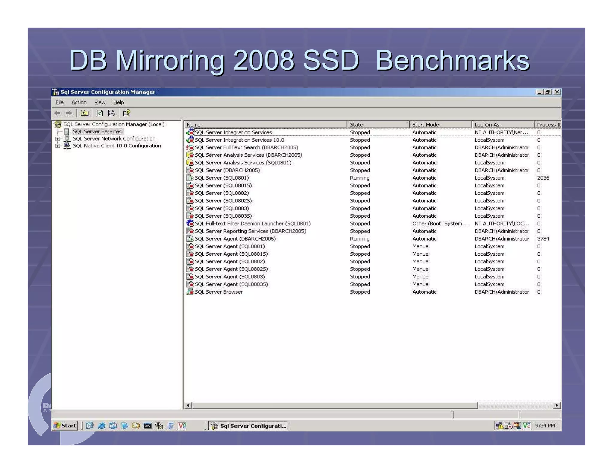 SQL Server 2008 Migration Workshop 04/29/2009
