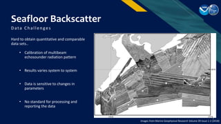 Data Ch allen ges
Seafloor Backscatter
Images from Marine Geophysical Research Volume 39 Issue 1-2 (2018)
Hard to obtain q...