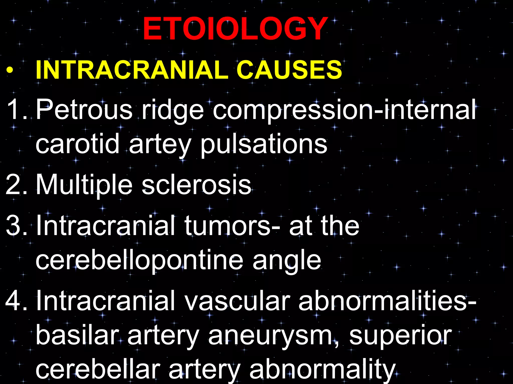 Trigeminal neuralgia | PPTX
