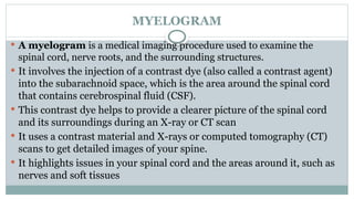Medical Surgical Nursing 2 Diagnostic Tests | PPTX