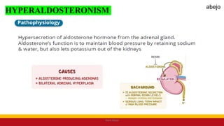 HYPERALDOSTERONISM
Mark Abejo
abejo
 