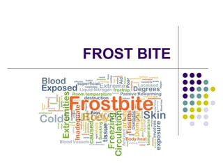 FROST BITE
 
