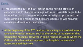  , the pioneer of nursing profession. She was
born to English parents on May 12, 1820 in Florence, Italy. She was
entitle...