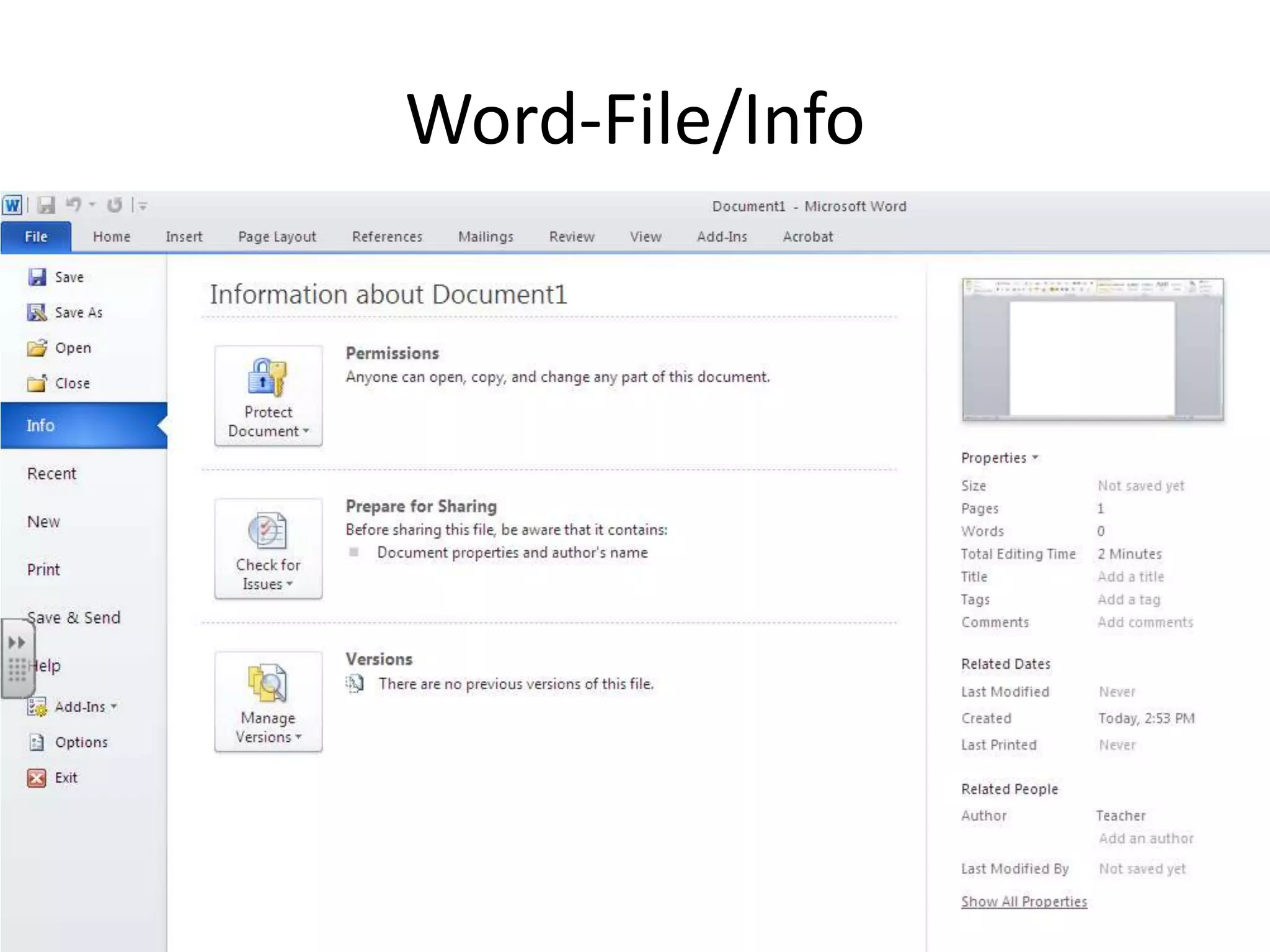 Word-File/Info