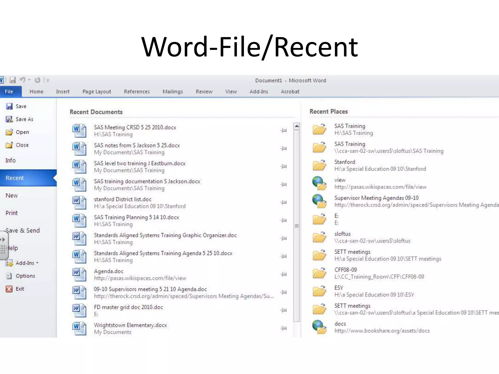 Word-File/Recent