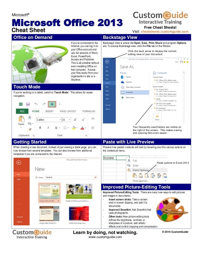 microsoft outlook 2013 cheat sheet microsoft outlook 2013 cheat sheet