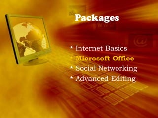 PackagesInternet Basics