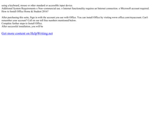 Ms Office Case Study | PDF