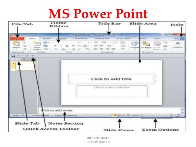 ms office introduction mircrosoft office powerpoint
