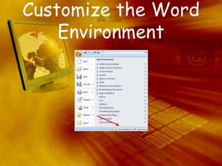 Quick Access Toolbar
