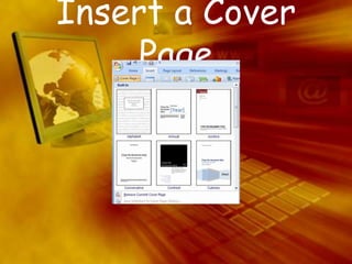 Align text within the cells and change text directions (Alignment Group)GraphicsSymbols and Special CharactersEquationsIllustrations, Pictures, and SmartArt