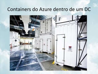 Containers do Azure dentro de um DC
 